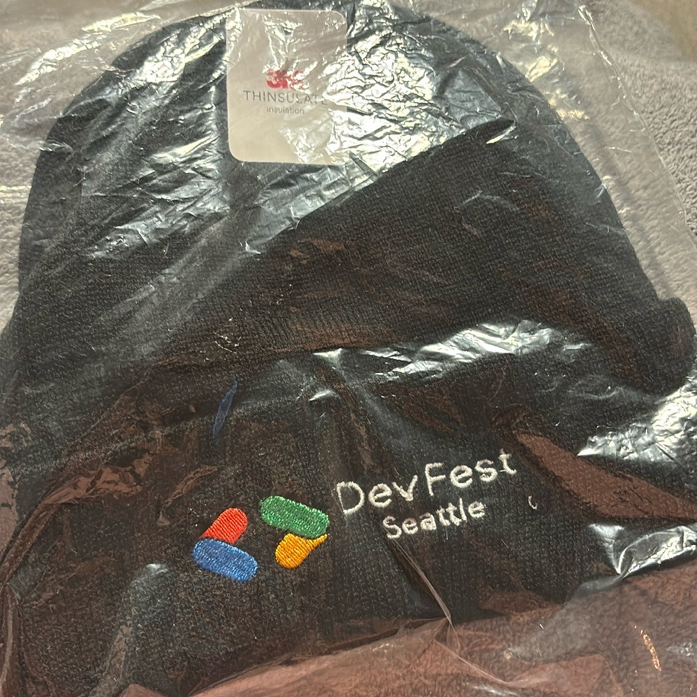 Google devfest seattle beanie new